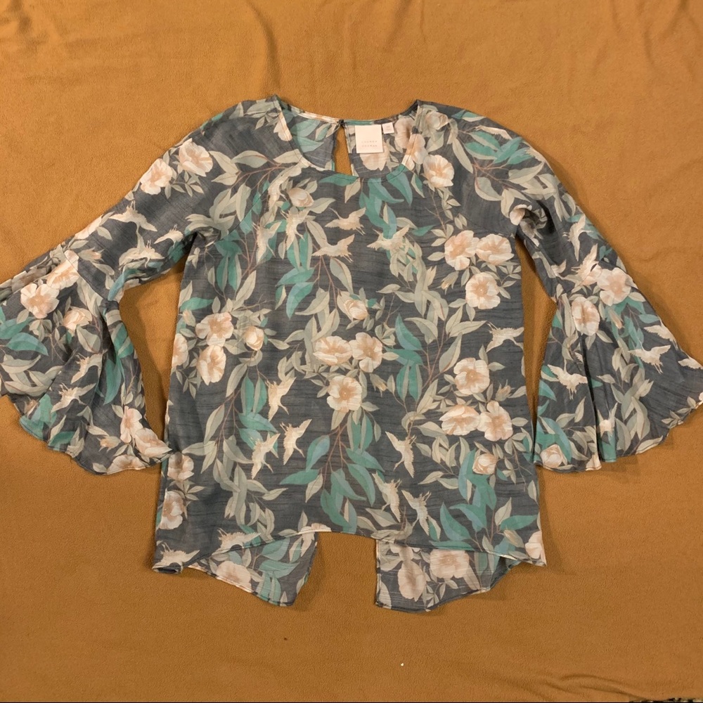 Lauren Conrad Floral Blouse